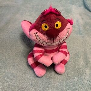 Disney Cheshire Cat Plush with Pink and Red Stripes